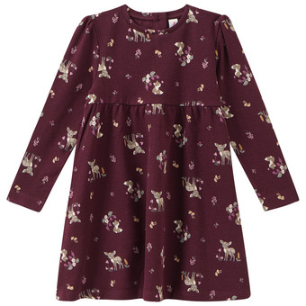 Mädchen Kleid mit Allover-Print