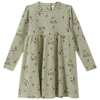 Mädchen Kleid mit Allover-Print