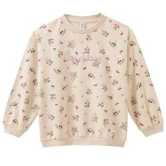 Mädchen Sweatshirt mit Allover-Print