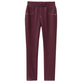 Mädchen Thermo-Leggings unifarben
