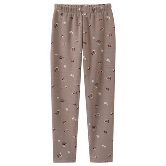 Mädchen Thermo-Leggings mit Blümchen allover
