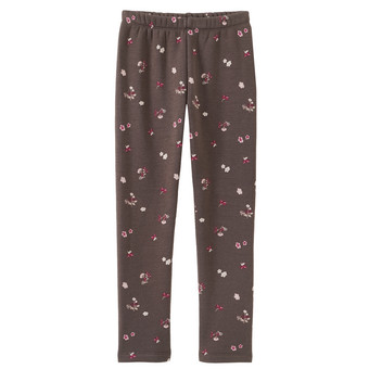 Mädchen Thermo-Leggings mit Blümchen allover