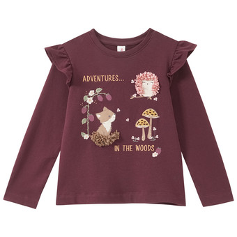 Meisjes-shirt met lange mouwen