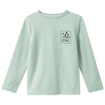 Jungen Langarmshirt mit Rippstruktur
