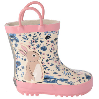 Mädchen Gummistiefel im Millefleur-Design