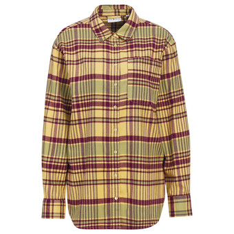 Damesblouse met ruitjespatroon
