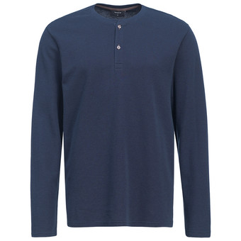 Herren Schlafshirt in Unifarben