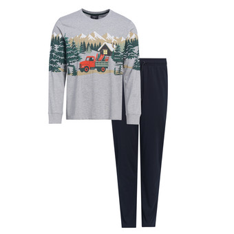 Herren Schlafanzug mit Print