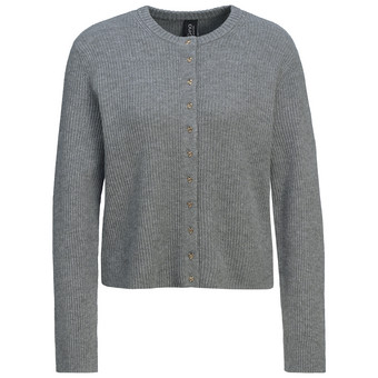 Damen Strickjacke mit Herzknöpfen