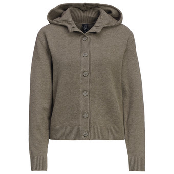 Damen Strickjacke mit Kapuze