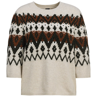 Damen Strickpullover mit weiten Ärmeln