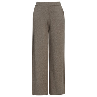 Damen Wide-Leg-Strickhose mit Taschen