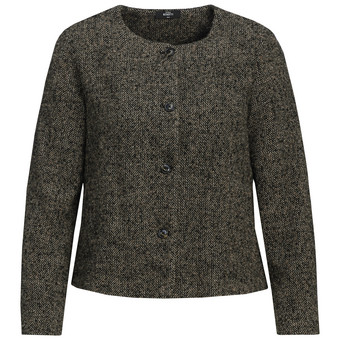Damen Tweedjacke mit Wolle