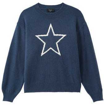 Mädchen Strickpullover mit Motiv