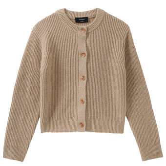 Mädchen Strickjacke mit Knöpfen
