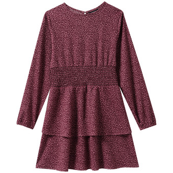 Mädchen Kleid mit Leo-Muster