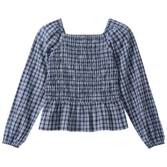 Mädchen Blusenshirt gesmokt
