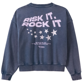 Mädchen Sweatshirt mit Print
