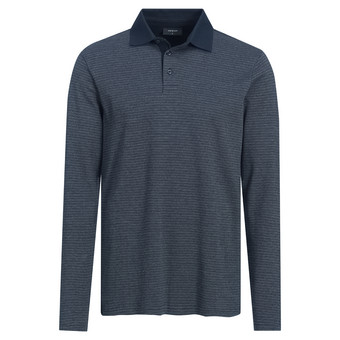 Herren Poloshirt mit leichten Streifen