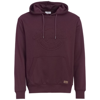 Herren Hoodie mit geprägtem Schriftzug