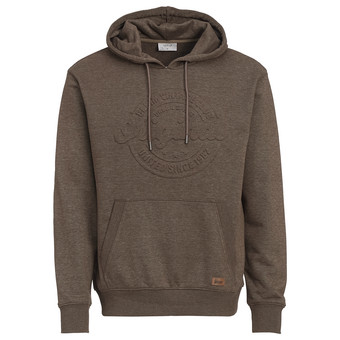 Herren Hoodie mit geprägtem Schriftzug