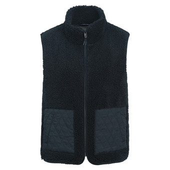 Damen Teddyweste mit Reißverschluss