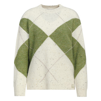 Damen Strickpullover mit Rautenmuster