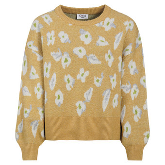 Damen Strickpullover mit Allover-Muster