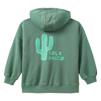 Hoodie voor jongens met opdruk op de rug