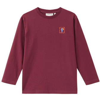 Jongensshirt met lange mouwen en kleine print