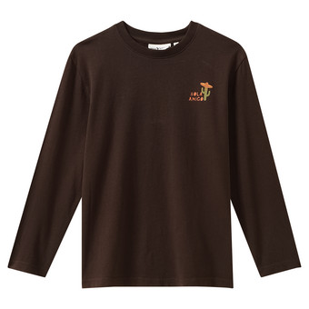 Jongensshirt met lange mouwen en kleine print