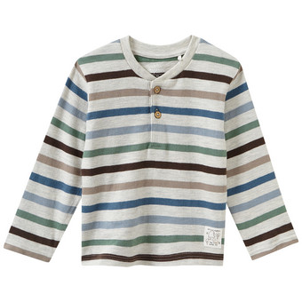 Baby Langarmshirt aus strukturiertem Material