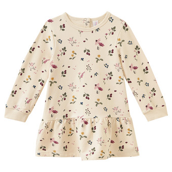 Baby Sweatkleid mit Allover-Print