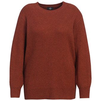 Damen Strickpullover mit Rippstruktur