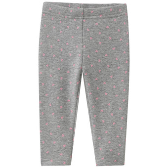 Baby Sweatleggings mit Herzchen-Allover