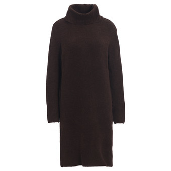 Damen Strickkleid mit Rollkragen