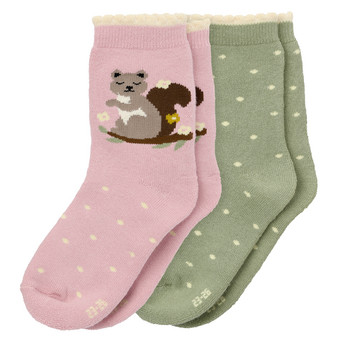 2 Paar Mädchen Frottee-Socken im Set