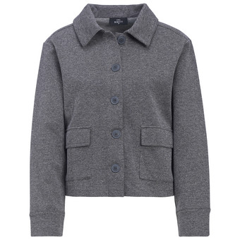 Damen Jacke in Melange-Optik