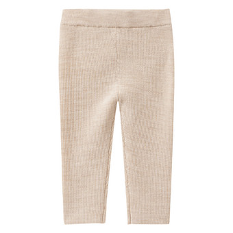 Baby Merino-Strickhose unifarben