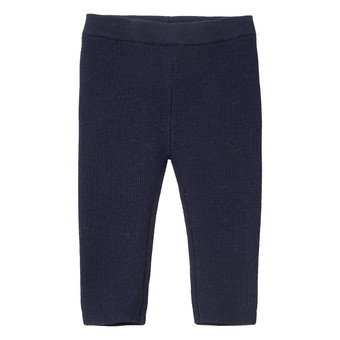 Baby Merino-Strickhose unifarben