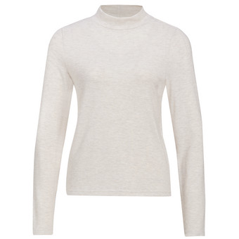 Damen Feinstrickshirt unifarben
