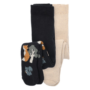 2 Baby Frottee-Leggings im Set