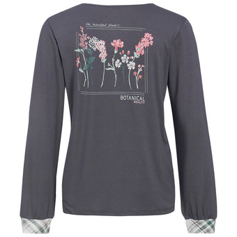 Damen Schlafshirt mit Rücken-Print