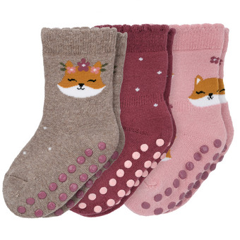 3 paar antislip sokjes voor baby's