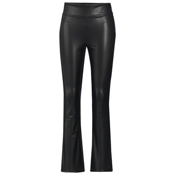 Damen Thermo-Leggings in Leder-Optik
