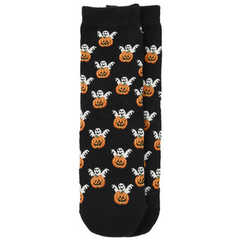 1 Paar Damen Socken im Halloween-Look