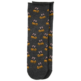 1 Paar Damen Socken im Halloween-Look