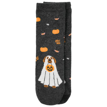 1 Paar Damen Socken im Halloween-Look