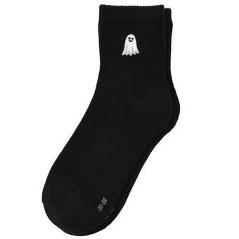 1 Paar Damen Tennissocken im Halloween-Look