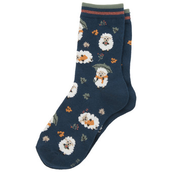 1 Paar Damen Socken mit Schaf-Motiv